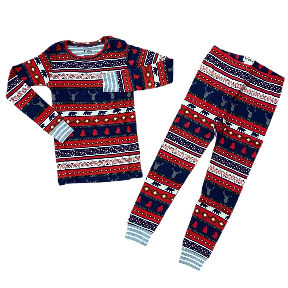 Fair-isle Stag Organic Cotton PJS by Hatley